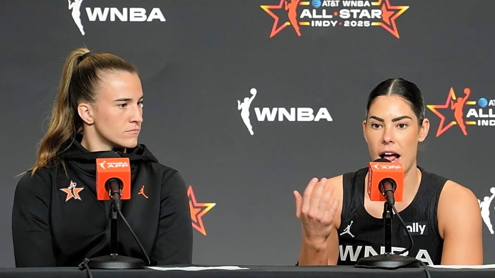 Kelsey Plum Hints Team Clark Didn&#39;t Want To Wear 'Pay Us What You Owe Us' Shirts At 2025 WNBA All-Star Game