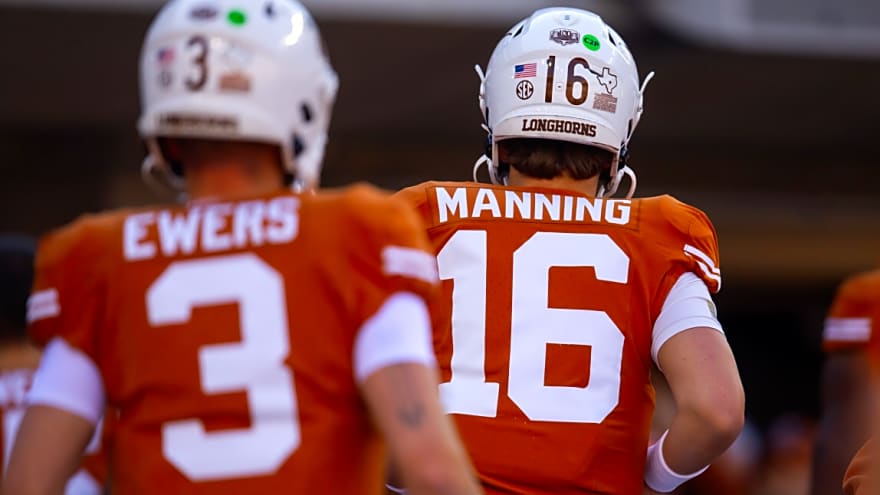 Quinn Ewers Has Words About Arch Manning, Texas&#39; Win Against Oklahoma