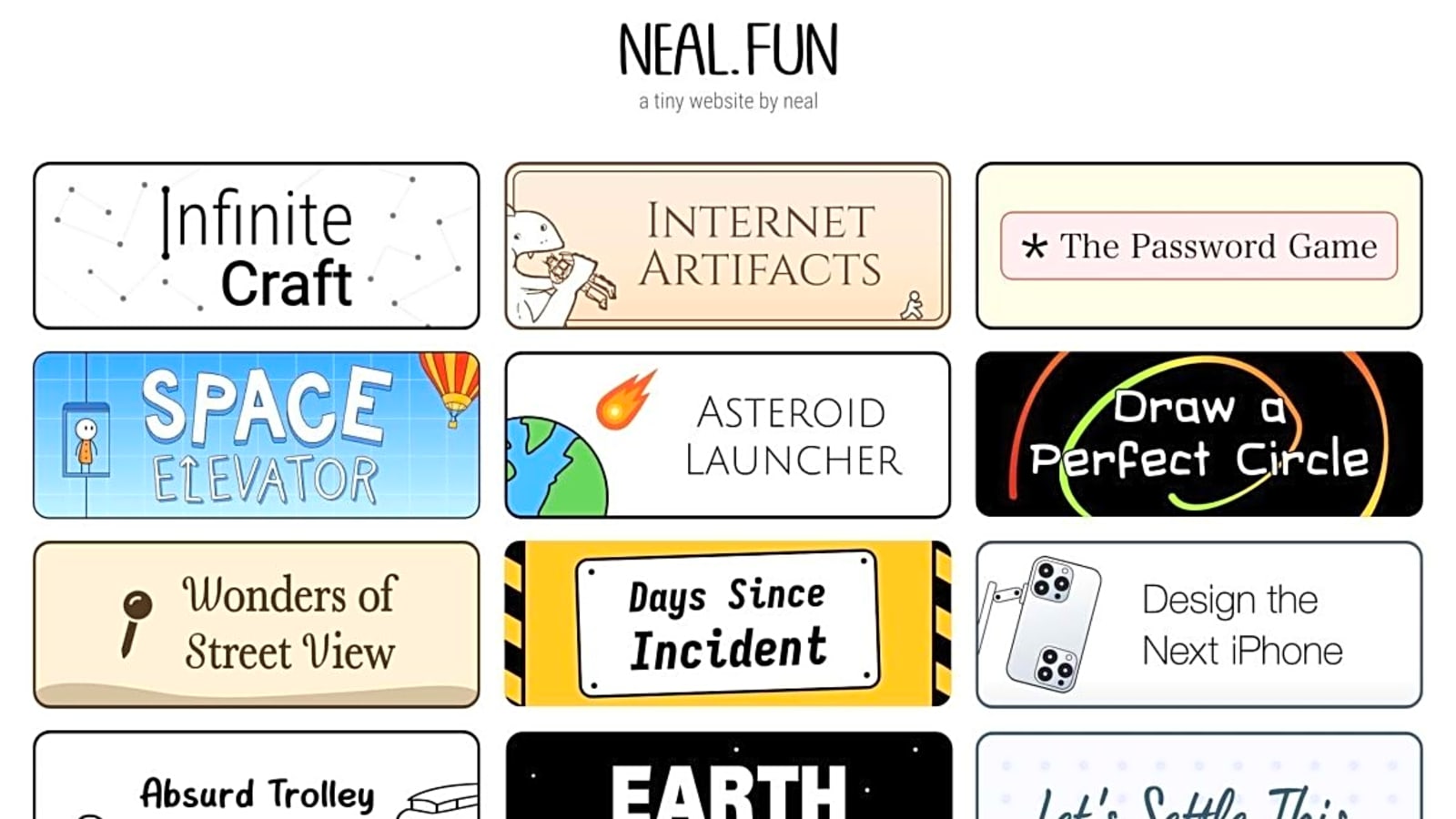 Neal.fun: The New #1 Website To Cure Your Boredom