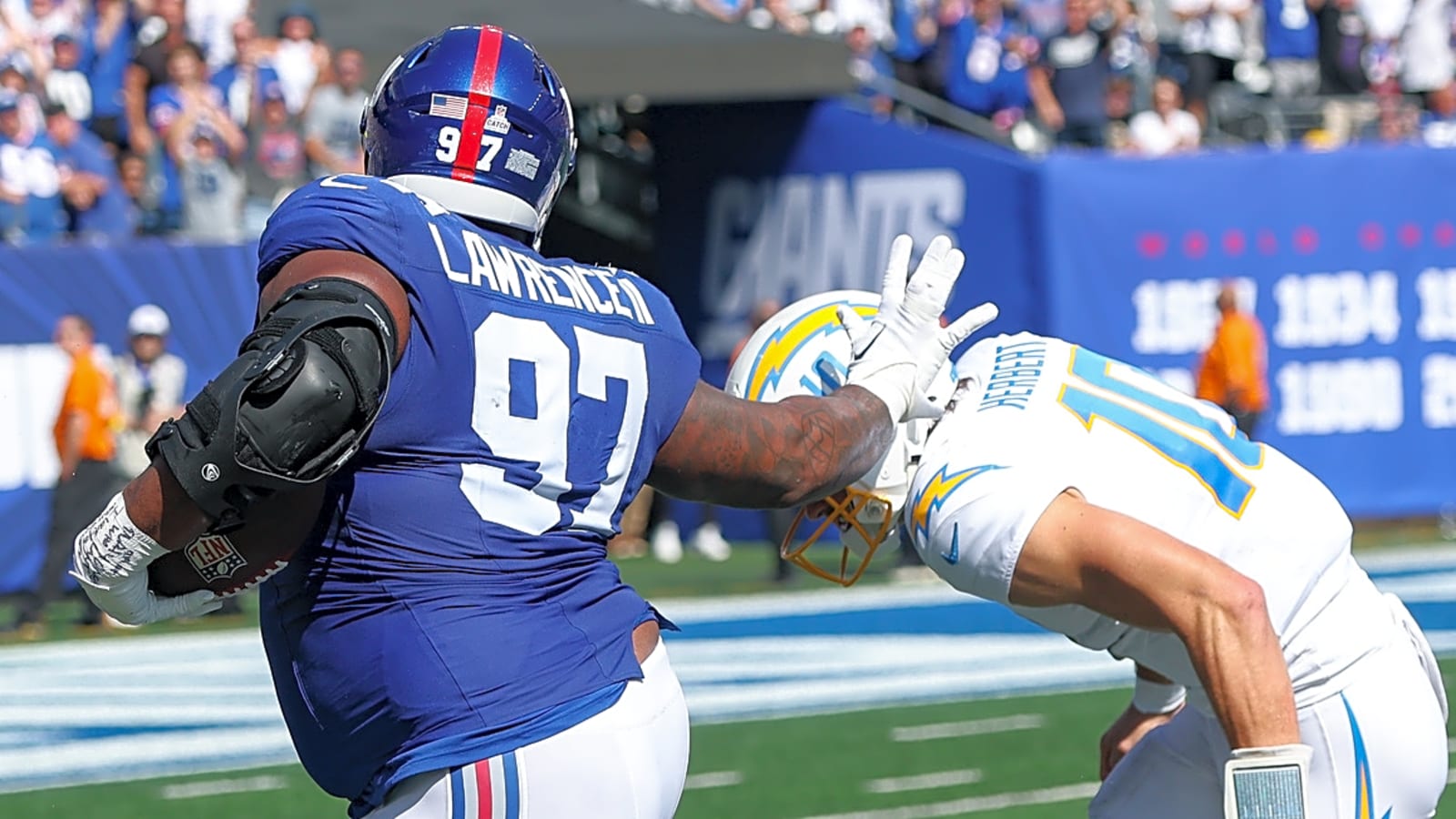 Dexter Lawrence's career first helps Giants earn Week 4 win