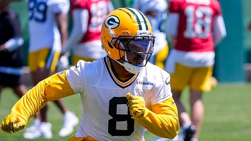 Matt LaFleur addresses Josh Jacobs' presence at minicamp