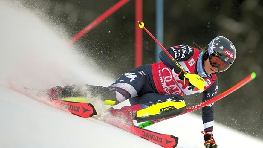 Mikaela Shiffrin Claims Sixth Straight Slalom Win, Calls Out "Not Safe" Course