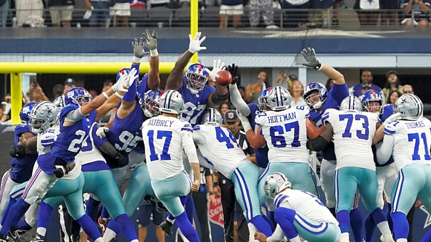 Brandon Aubrey made history during Cowboys&#39; win over Giants and it has nothing to do with yards