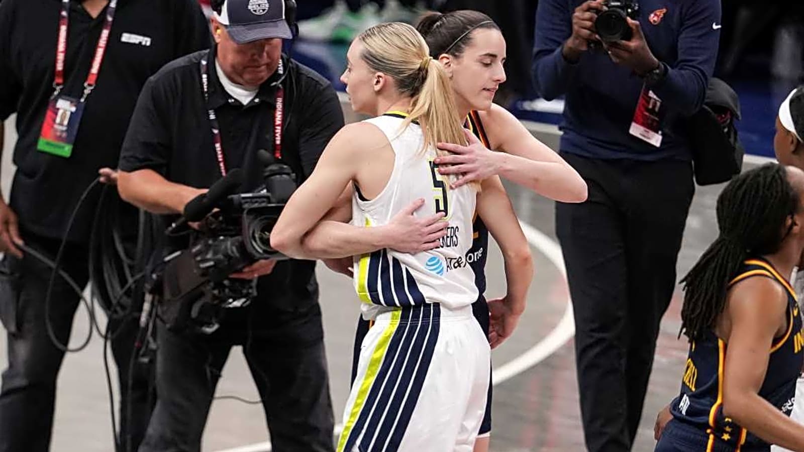 Caitlin Clark, Paige Bueckers Handshake in Fever-Dream Game Speaks Volumes