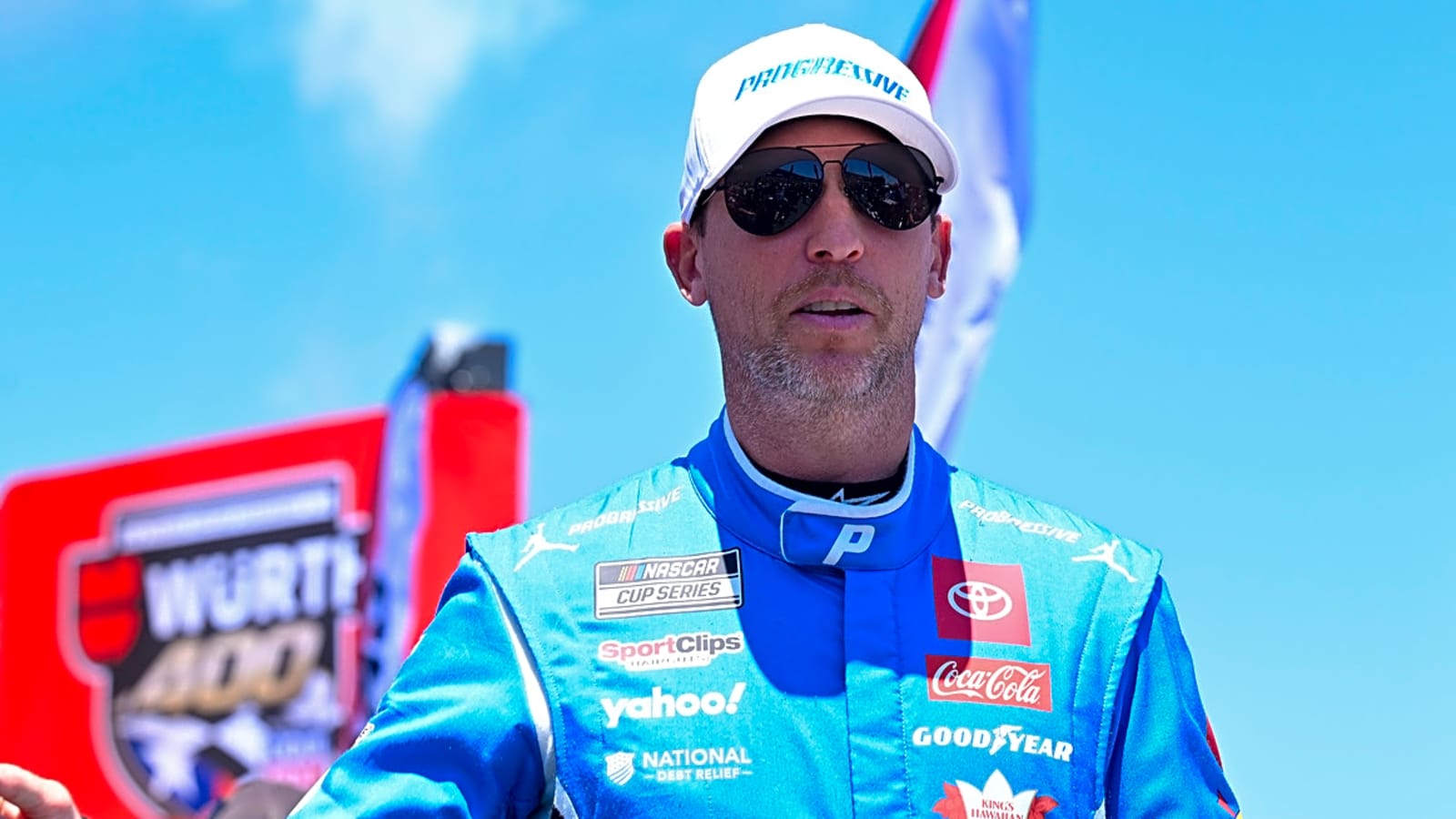 Denny Hamlin suffers vicious crash in Brickyard 400 qualifying