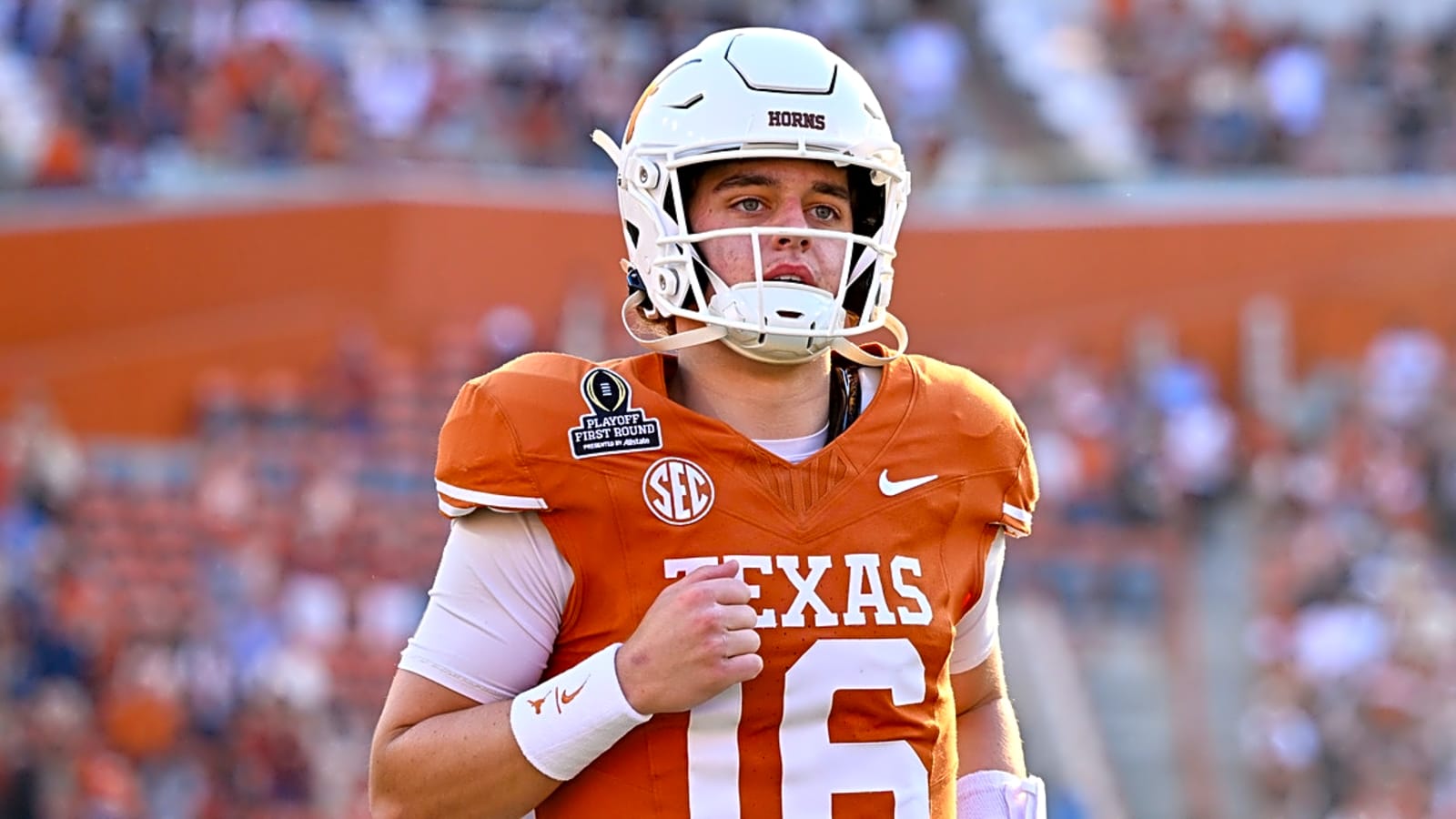 Texas' Arch Manning putting a 'red dot' on every opponent