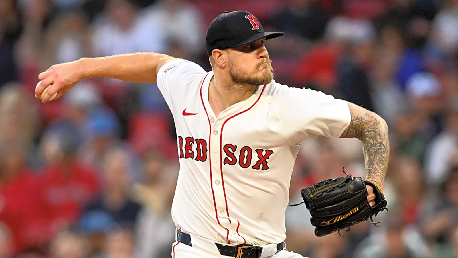 Red Sox pitcher's rehab paused due to new pronator strain