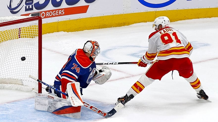 The Flames have scored a lot of odd goals so far this season