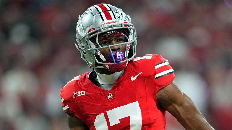 Carnell Tate sends messages to Giants, Browns amid NFL Draft rumors