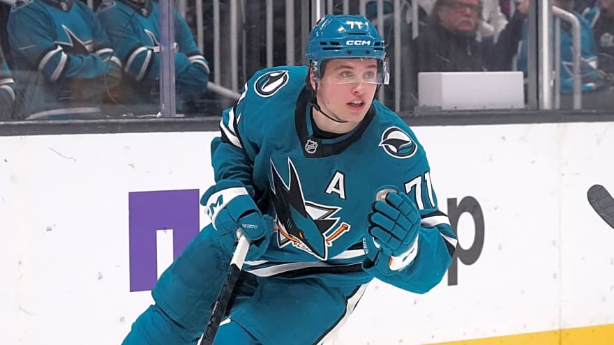 Macklin Celebrini was left stumped by a student’s question about the Sharks