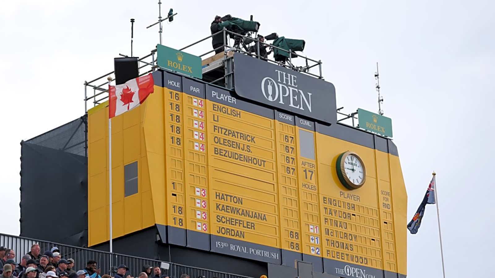 British Open Broadcast Booth Invaded by Wild Animal