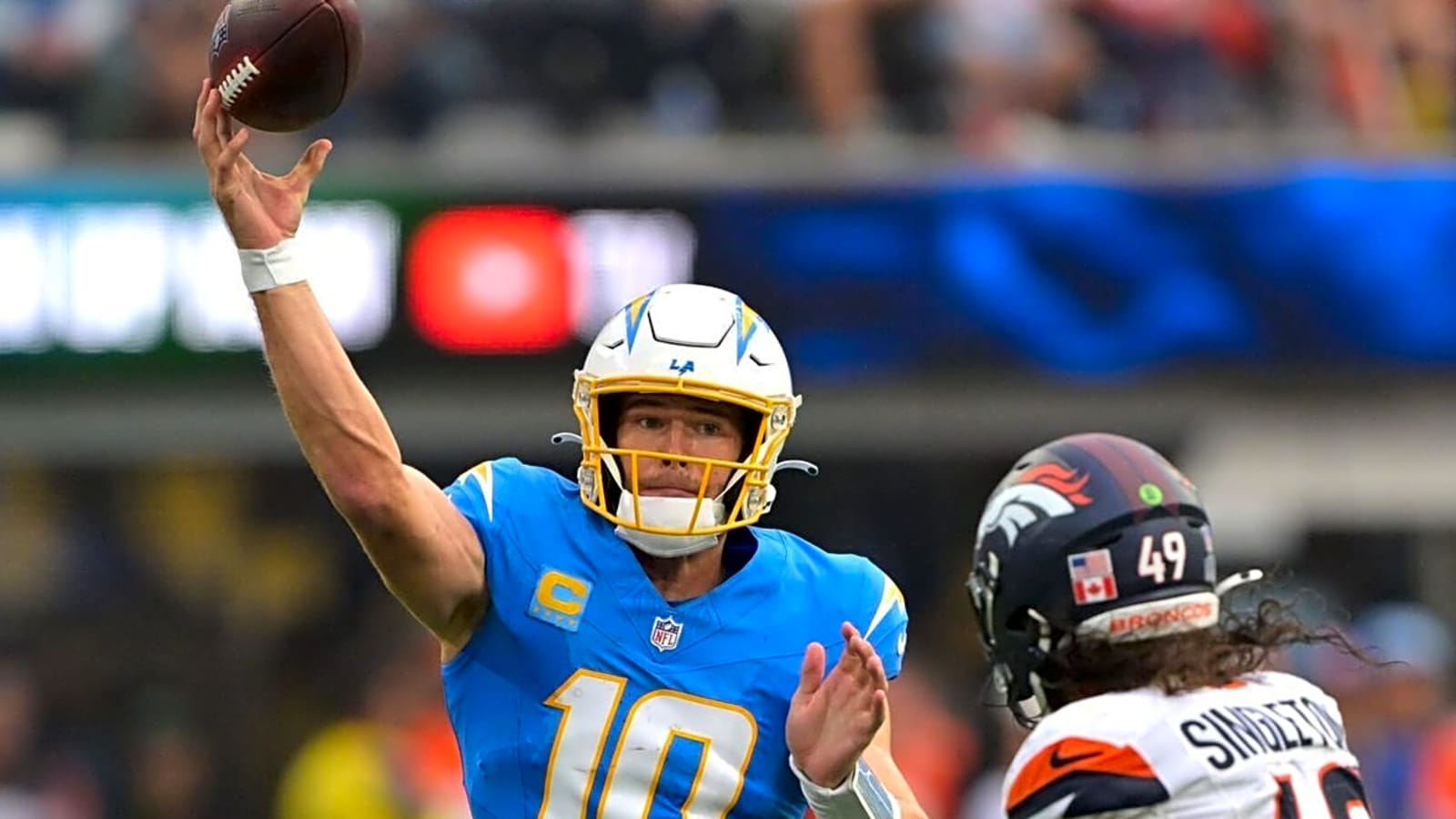 Analyst Says Chargers QB Justin Herbert Is ’10 Percent Dumber’ With Jim Harbaugh Leading the Way