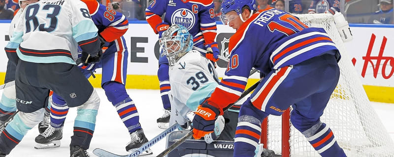 Trent Frederic gets a look with McDavid and Draisaitl, and figuring out David Tomasek’s spot with the Oilers