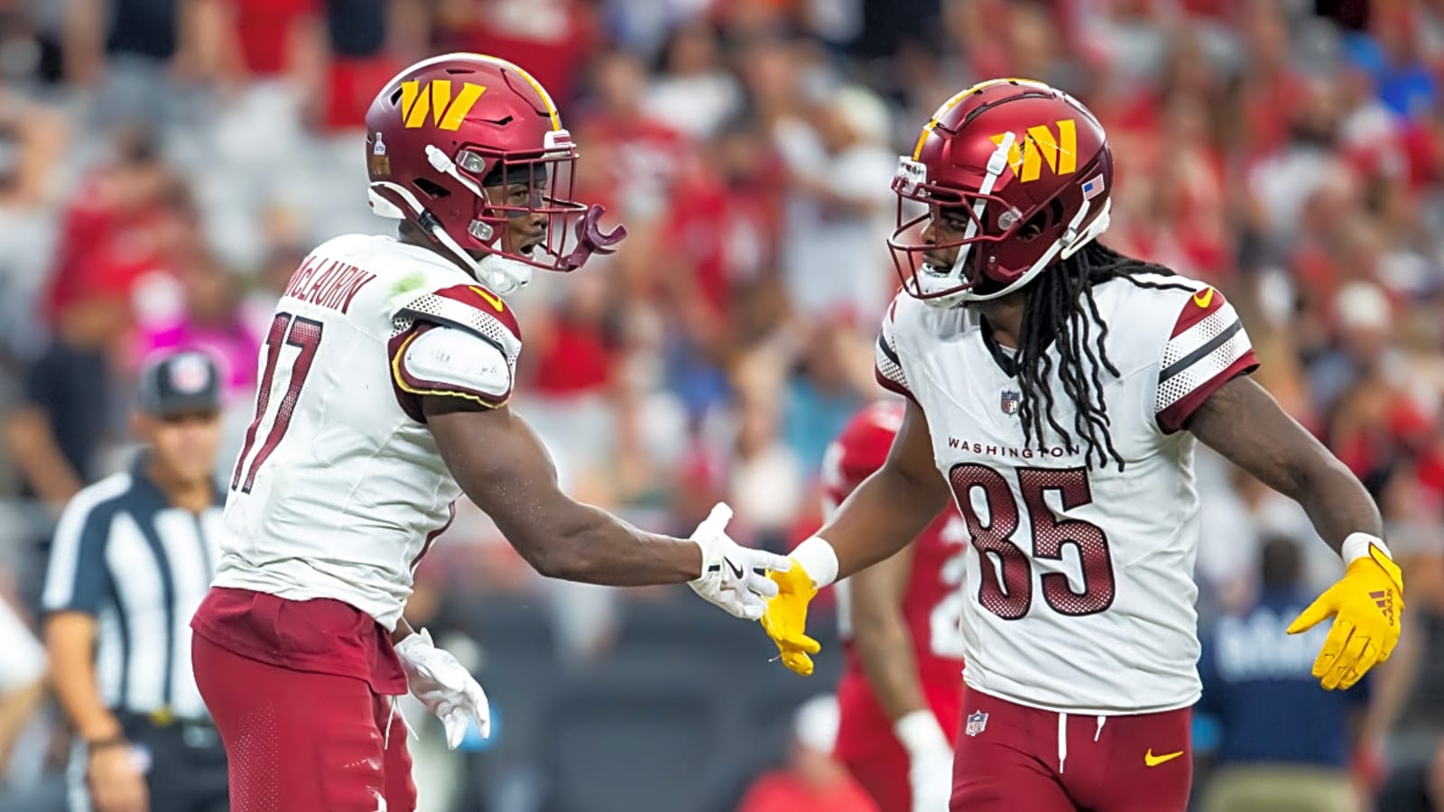 Top Jayden Daniels Weapon Carted off Field During Minicamp on Wednesday