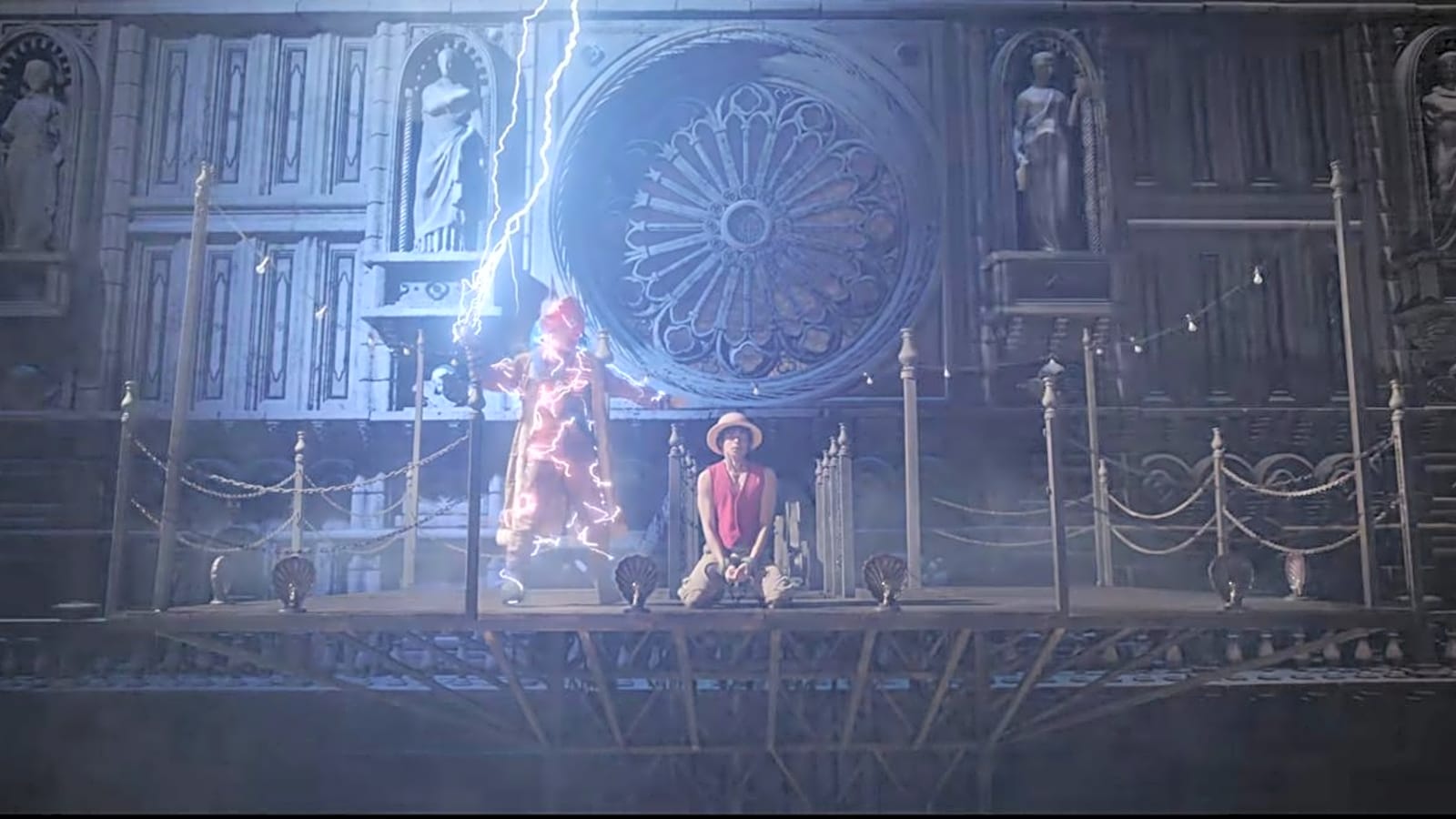 Who saves Luffy's life in 'One Piece' Season 2?