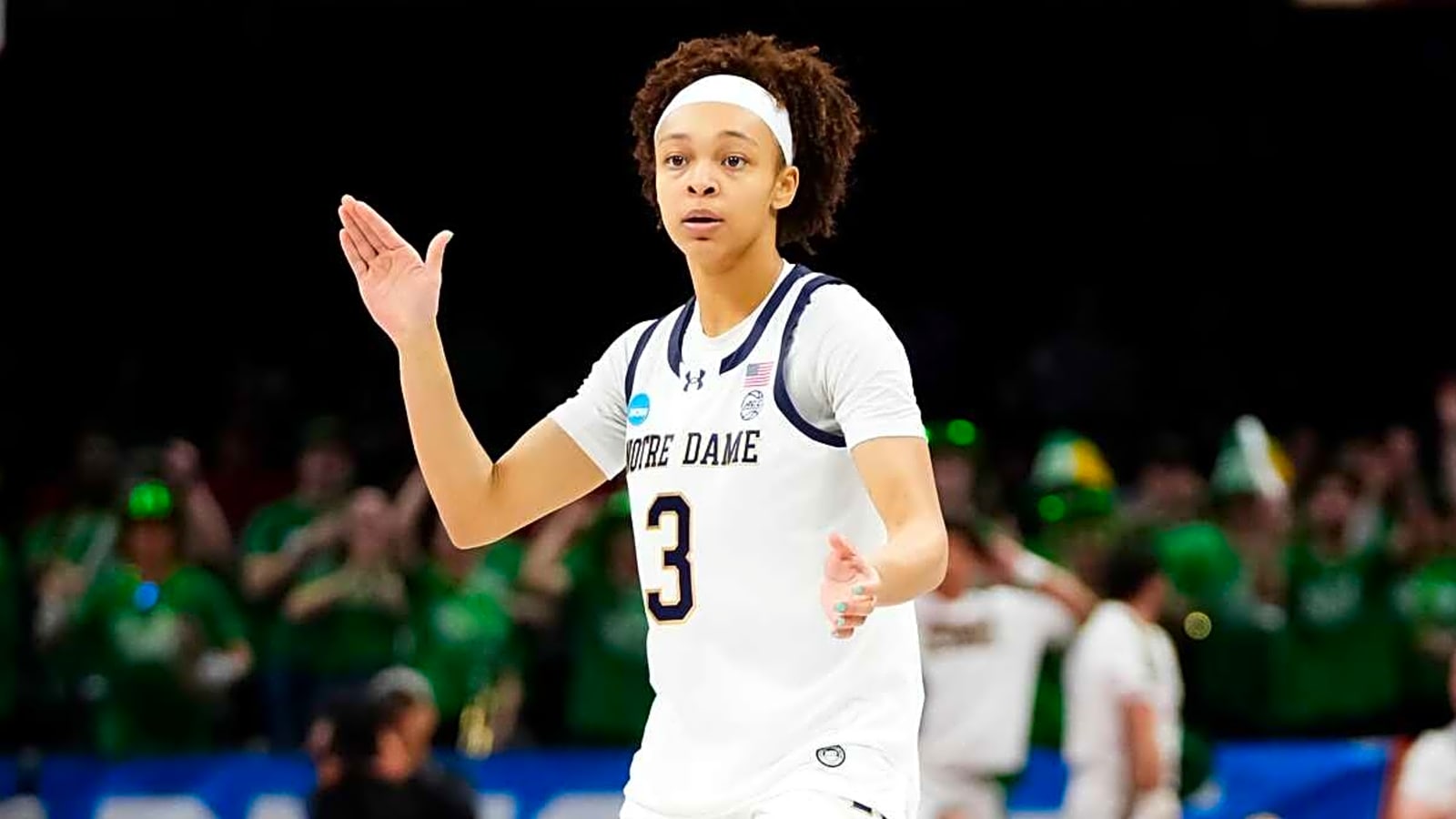 Hannah Hidalgo Puts on a Outstanding as Notre Dame Steamrolls Fairfield in NCAA Tournament Opener