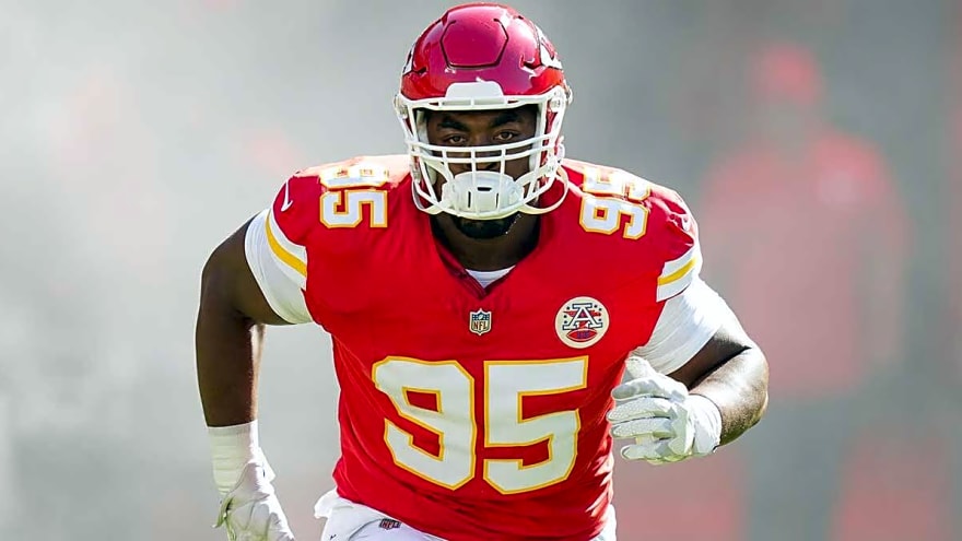 Chiefs’ Chris Jones found out about playoff elimination live at the podium