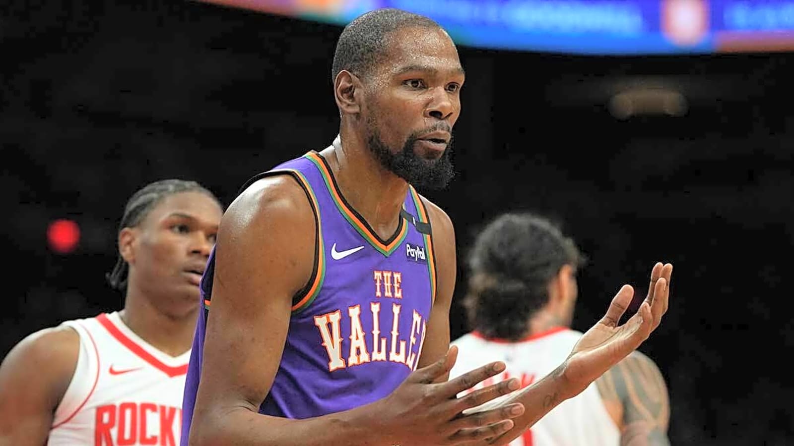 Rockets’ Kevin Durant continues going after Twitter users over strong claims
