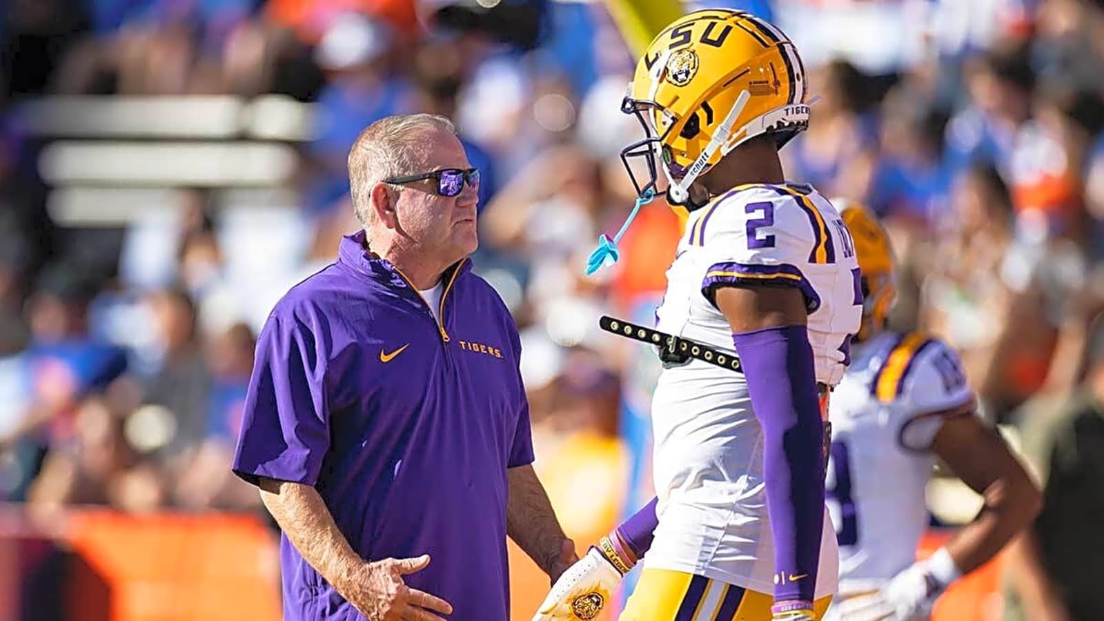 LSU football coach Brian Kelly breaks silence on Kyren Lacy’s death