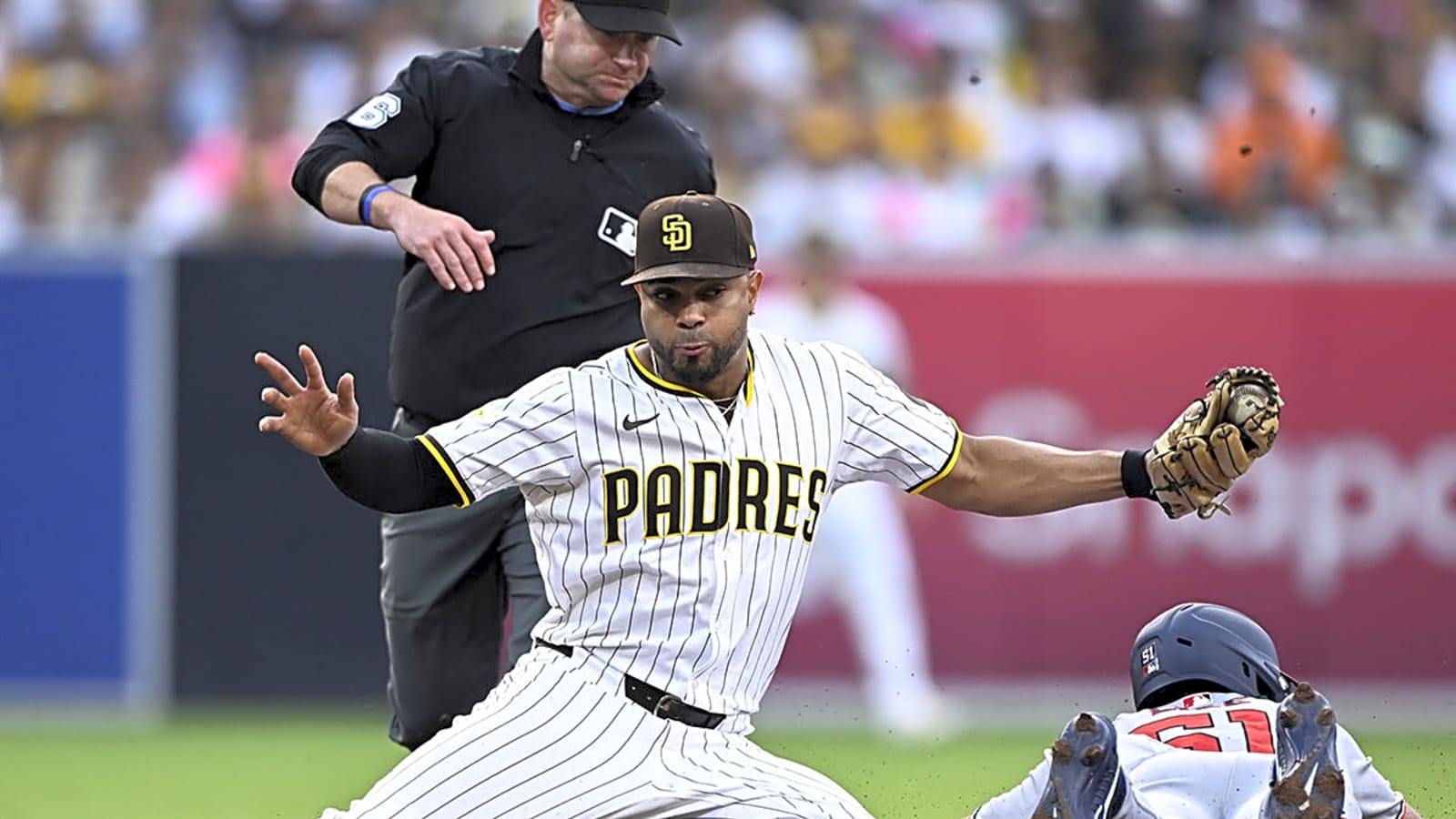 Padres’ Xander Bogaerts absent from lineup after injury scare