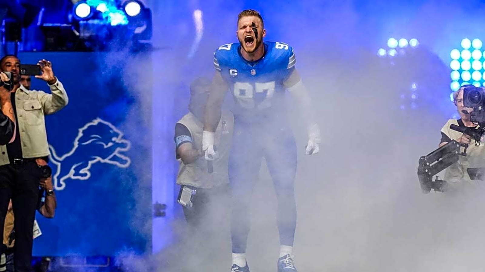 Lions’ Aidan Hutchinson doesn’t hold back on new DC Kelvin Sheppard’s intensity