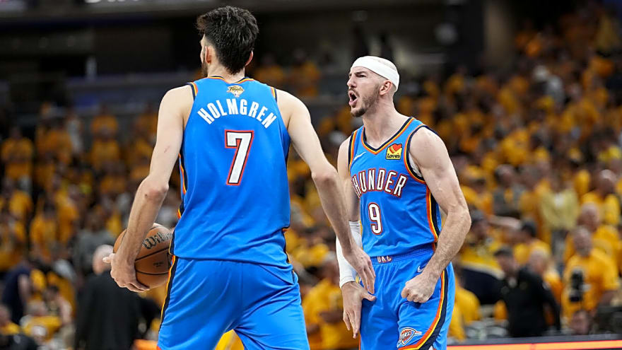 Thunder’s Jalen Williams celebrates Alex Caruso for incredible Game 4 performance