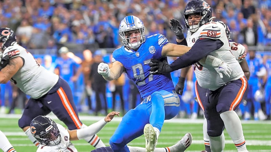 Lions’ Aidan Hutchinson shrugs off injury with encouraging offseason update