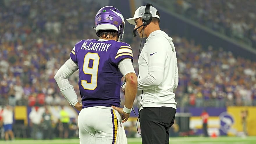 Vikings’ JJ McCarthy tumbles back to Earth in 2nd NFL start