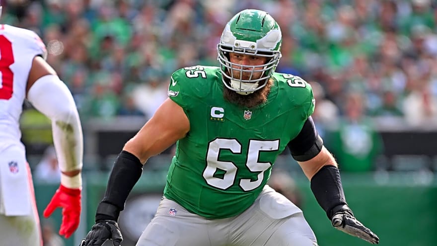 Eagles’ Lane Johnson targeting Week 15 return amid Lisfranc sprain