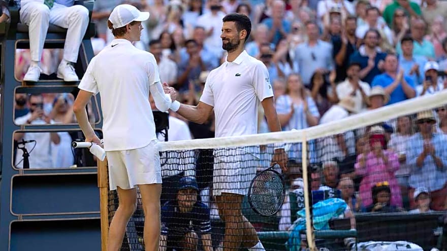 Wimbledon news: Novak Djokovic gives prediction for blockbuster Carlos Alcaraz-Jannik Sinner final