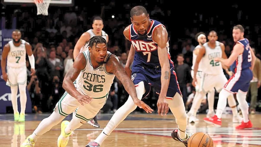 Rockets’ Kevin Durant responds to fans’ claim of Ime Udoka ‘locking him up’