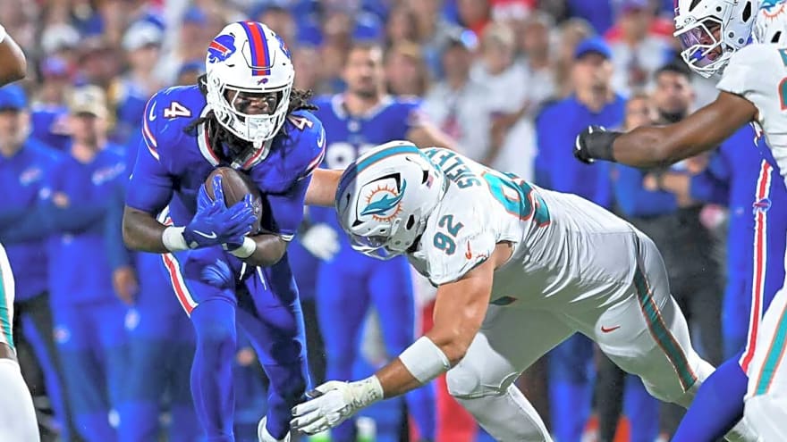 Bills star RB James Cook savagely does the Dolphins dirty in response to ‘trash’ question