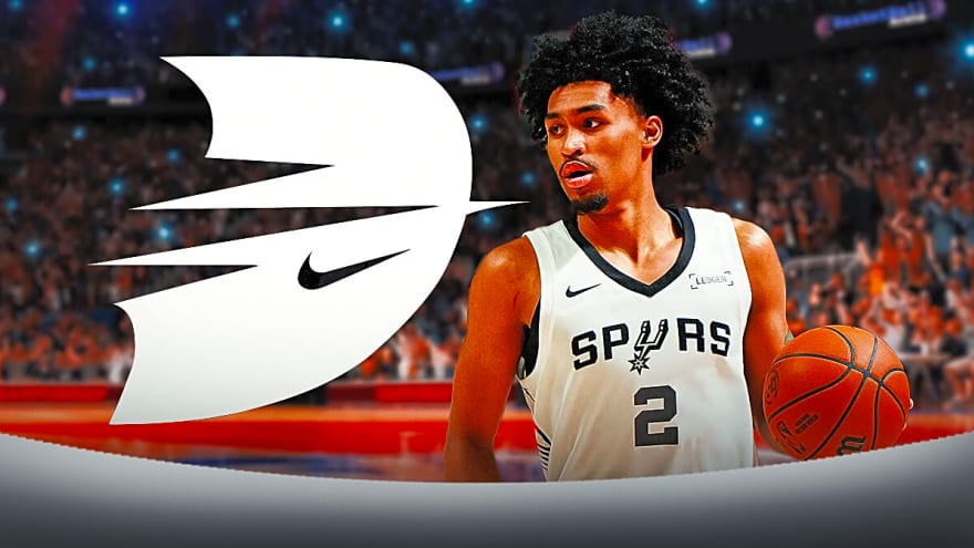 Spurs’ Dylan Harper flaunts new Nike signature logo