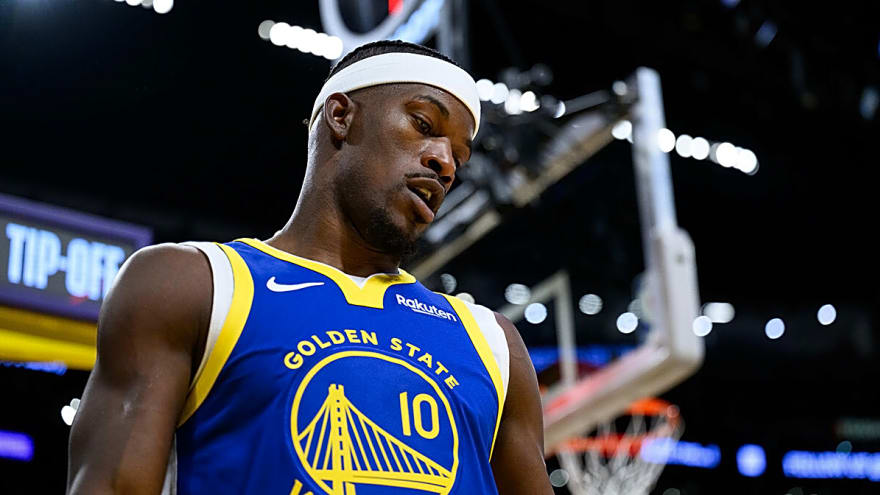 Of course, Warriors’ Buddy Hield crashed Jimmy Butler interview after Clippers blowout