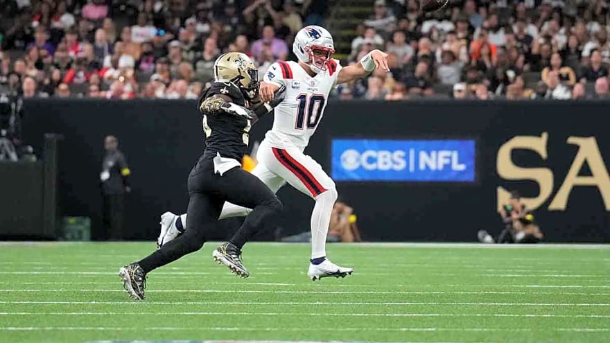 Watch Drake Maye’s Patriots teammates lose it over his ‘flow state’
