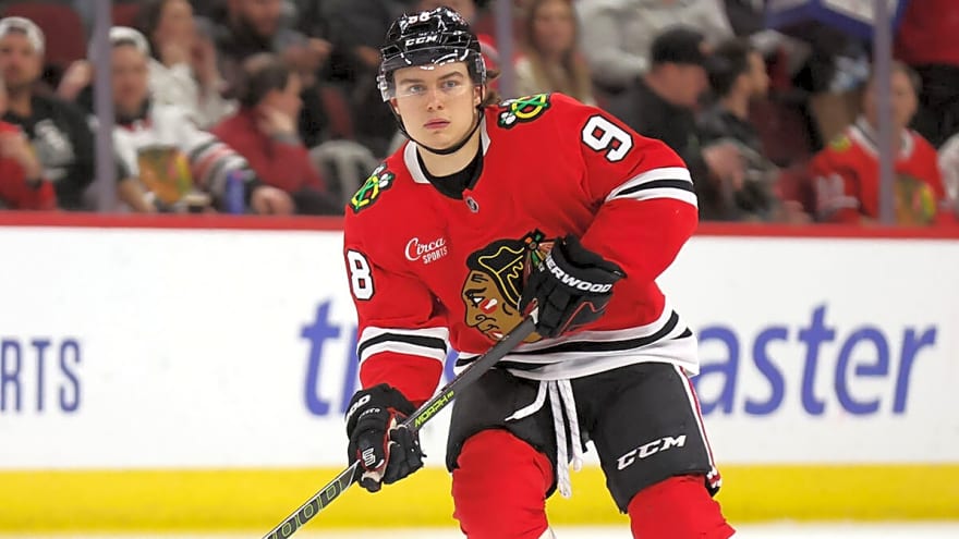 Blackhawks’ Connor Bedard ruled out for showdown vs. Connor McDavid, Oilers