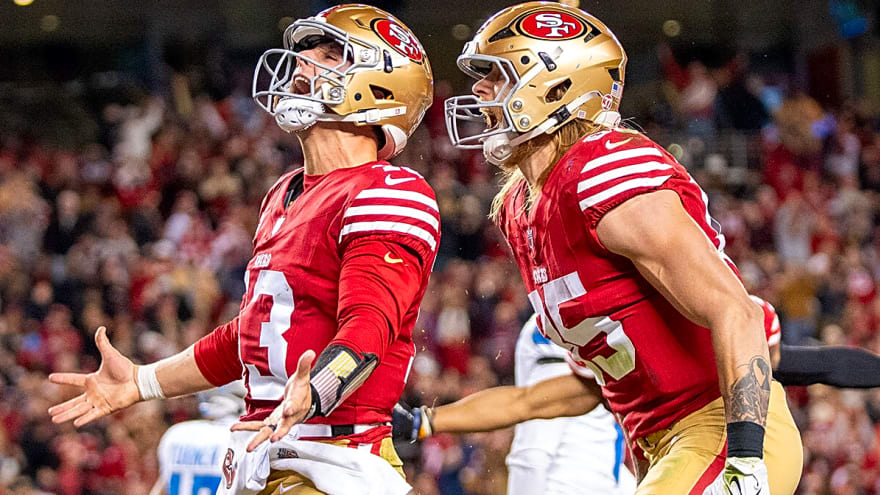 49ers’ George Kittle teases Brock Purdy over massive contract extension