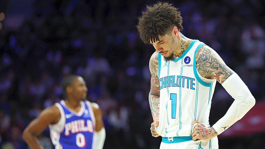 Hornets star LaMelo Ball’s game-losing chuck draws painful groan from announcer