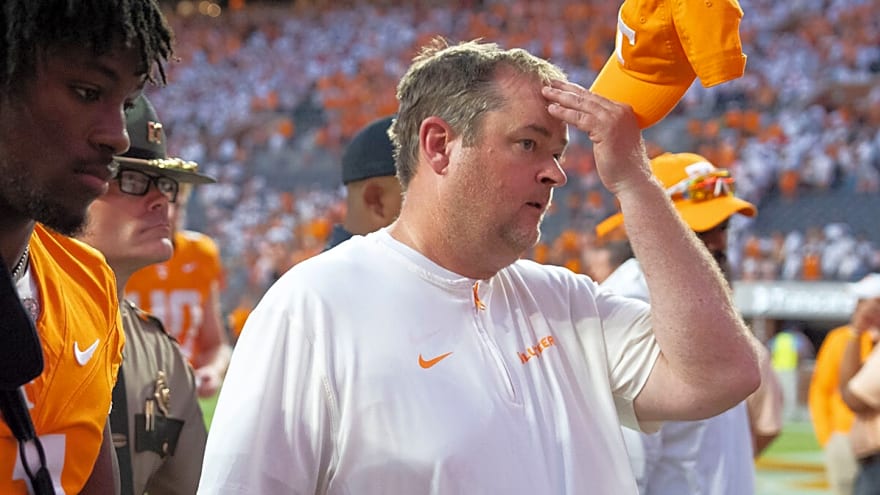 Tennessee fans direct anger at Josh Heupel after stinging loss to Georgia