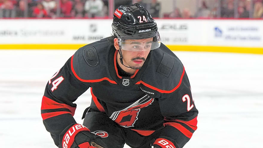 Hurricanes forward Seth Jarvis’s hat trick effort powers Carolina to big Jets win