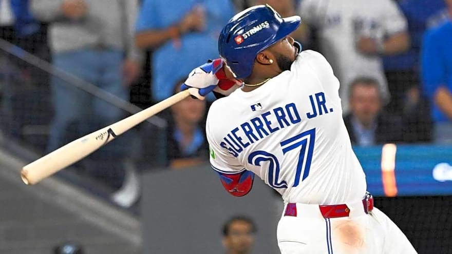 Vladimir Guerrero Jr. has already hit as many postseason home runs as his father