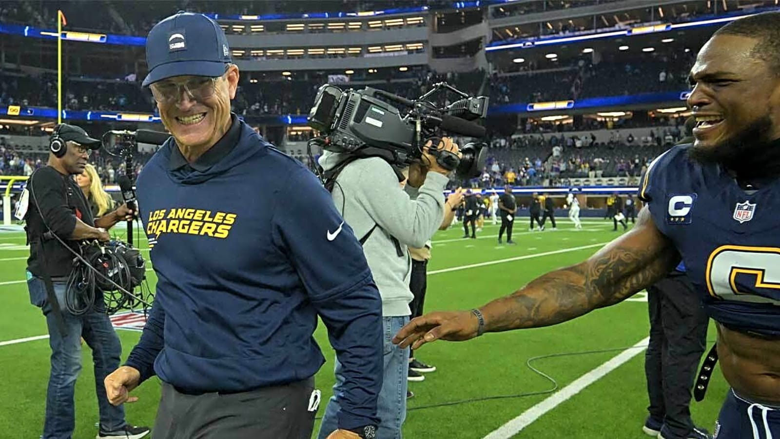 The 1 thing Jim Harbaugh loved about Chargers’ blowout win over Vikings