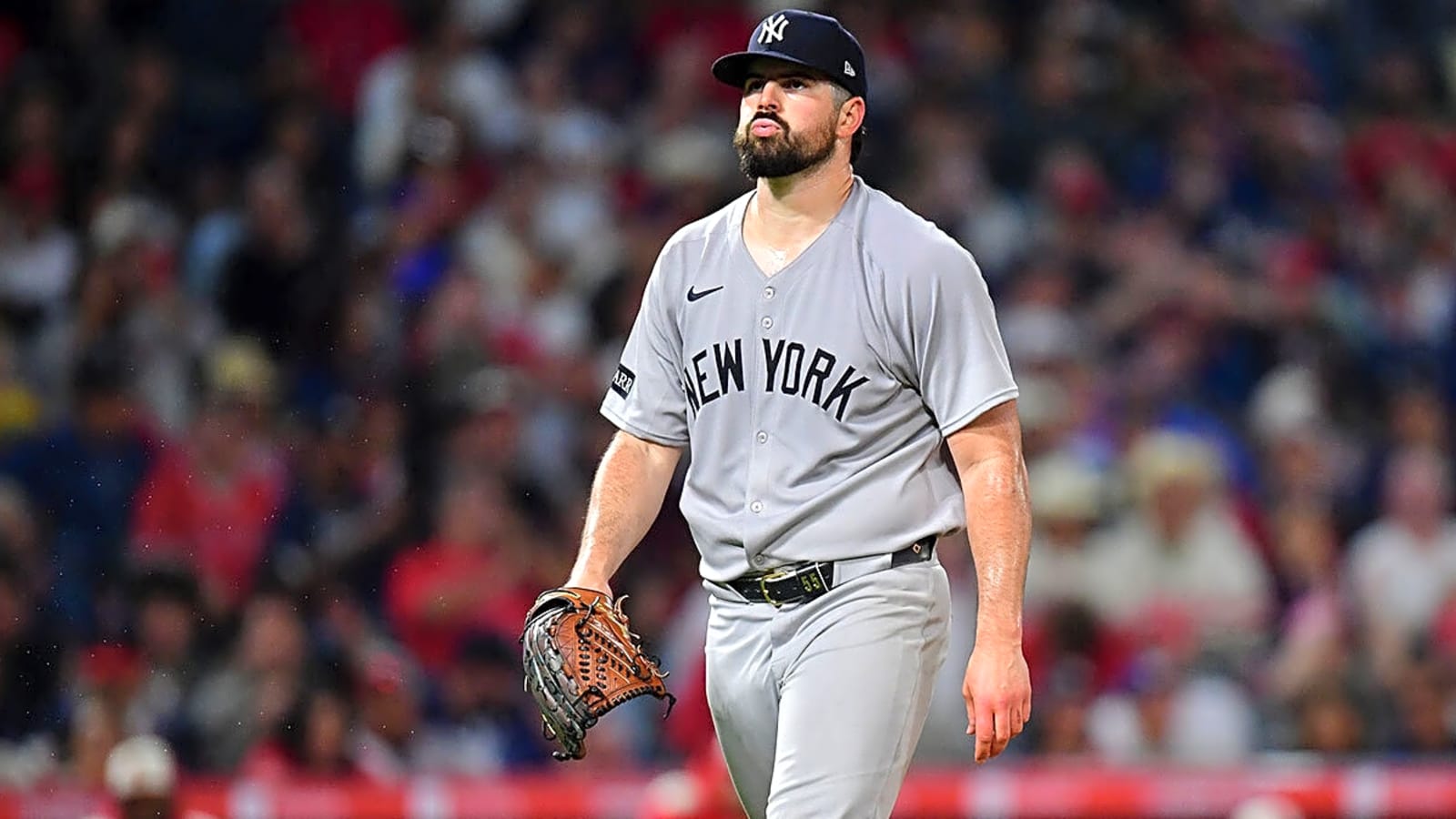 Yankees pitcher Carlos Rodon provides encouraging rehab update