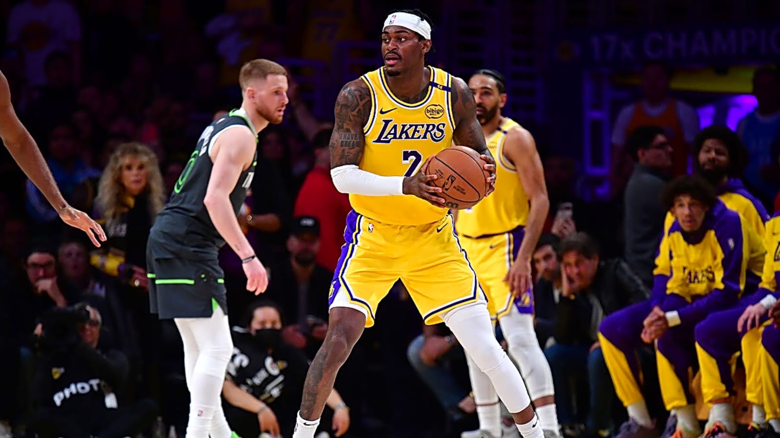 How Jarred Vanderbilt plans to fit with Lakers’ stars