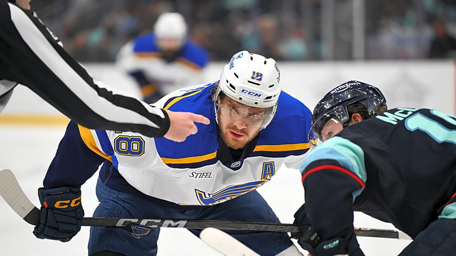 Blues’ Robert Thomas gets huge update for playoffs after injury scare