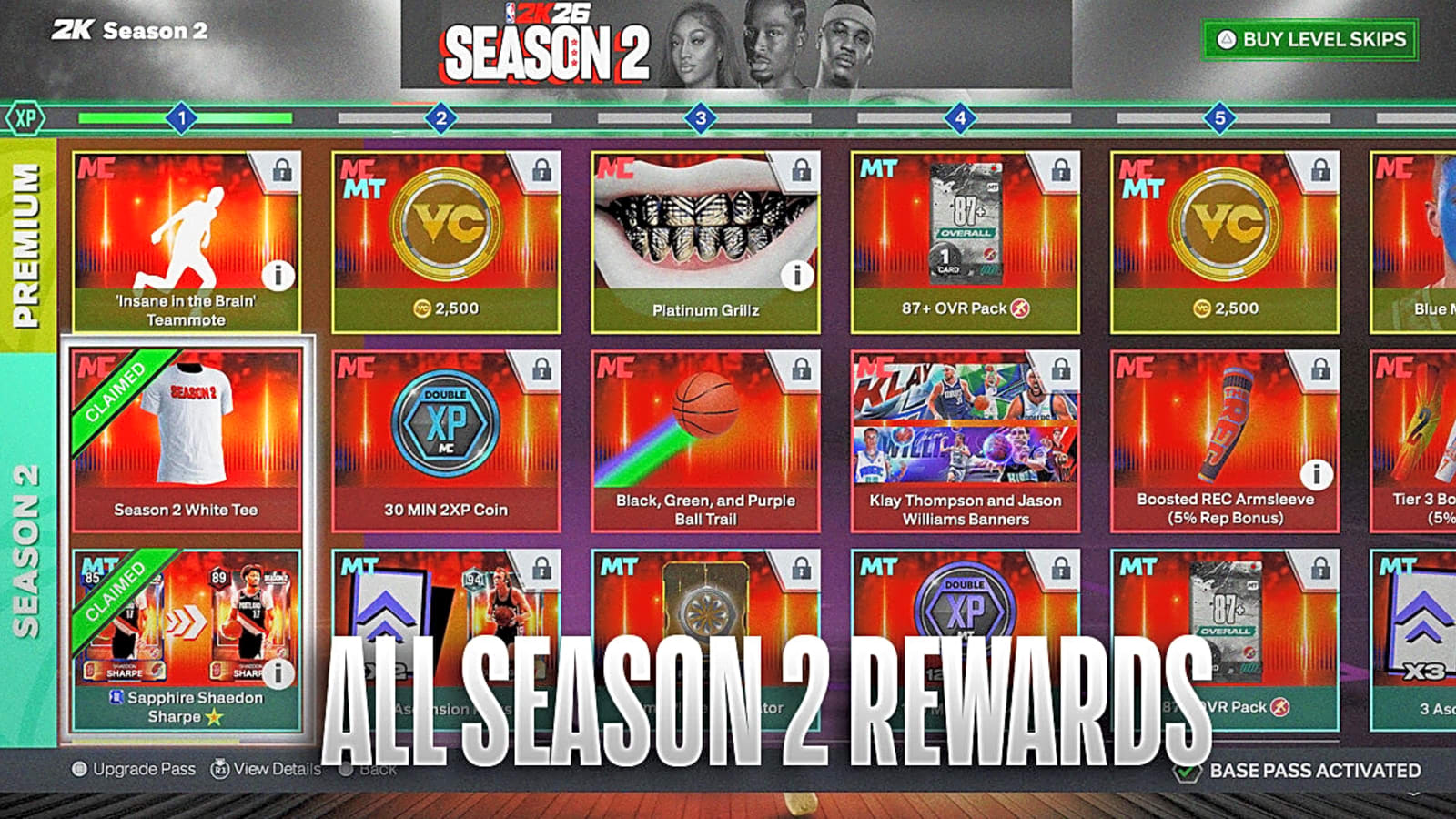 All NBA 2K26 Season 2 Rewards For MyTEAM & MyCAREER