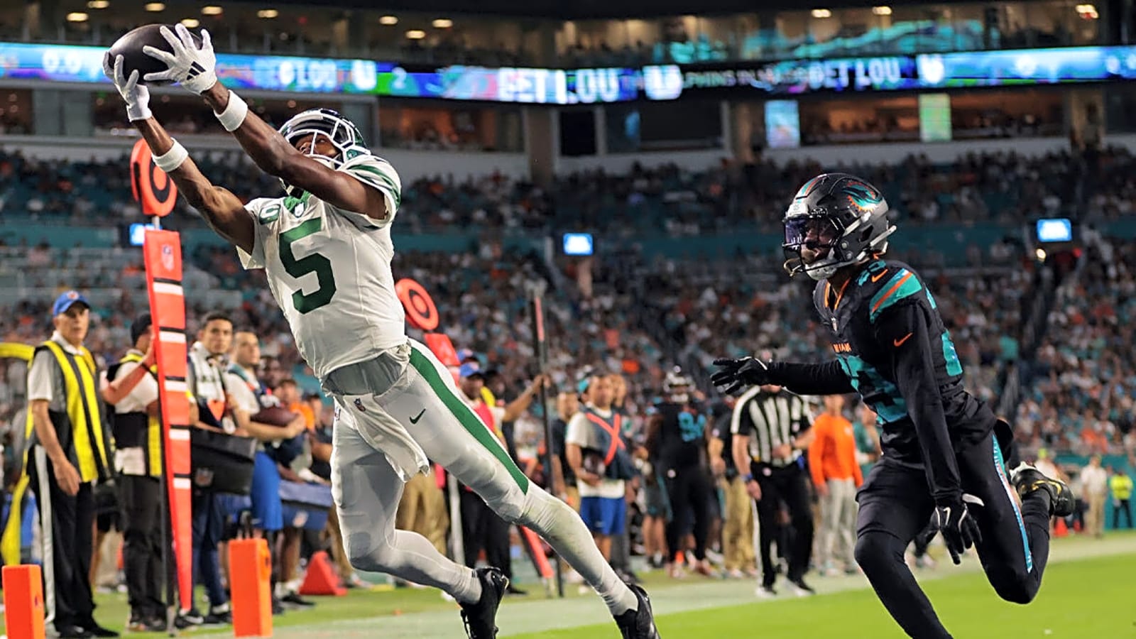 Garrett Wilson’s canceled TD adds to Jets’ MNF misery