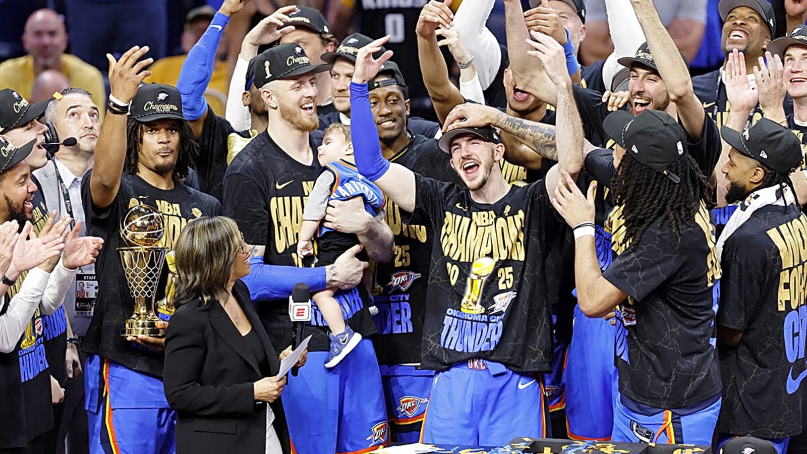 Alex Caruso gets blunt, differentiating Lakers title vs. Thunder’s