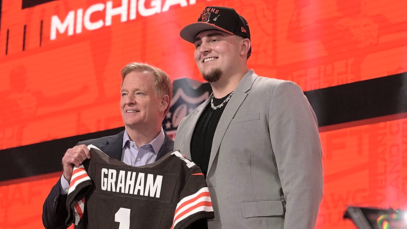 Browns’ Mason Graham sounds off on playing with Myles Garrett