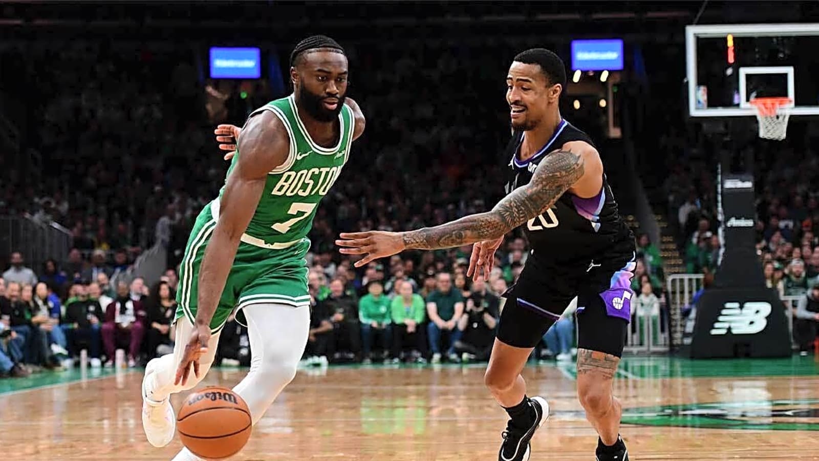 Jazz president Austin Ainge breaks silence on Jaylen Brown trade rumors